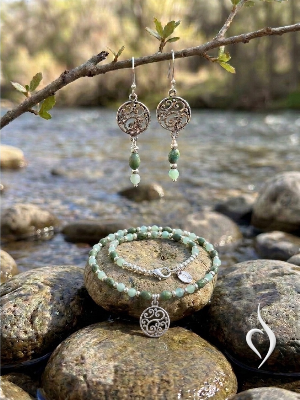 Tibetan Amazonite & Turquoise Necklace